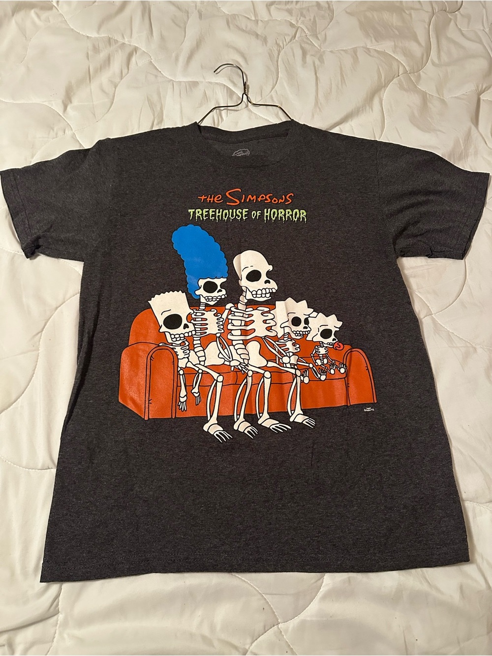 The Simpsons Treehouse of Horror Graphic Tee - Charcoal